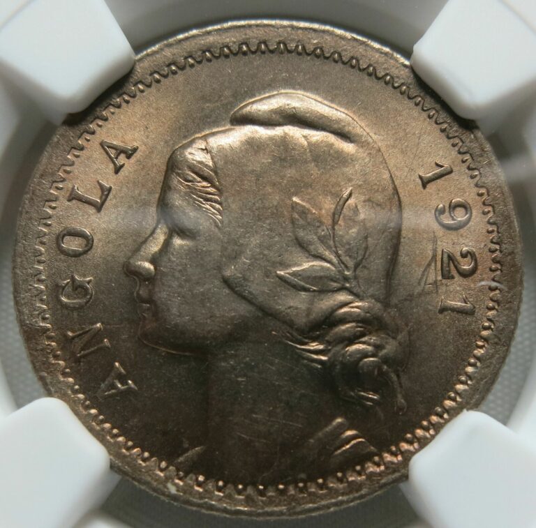 Read more about the article ANGOLA Portugal 20 centavos 1921 NGC MS 64 UNC
