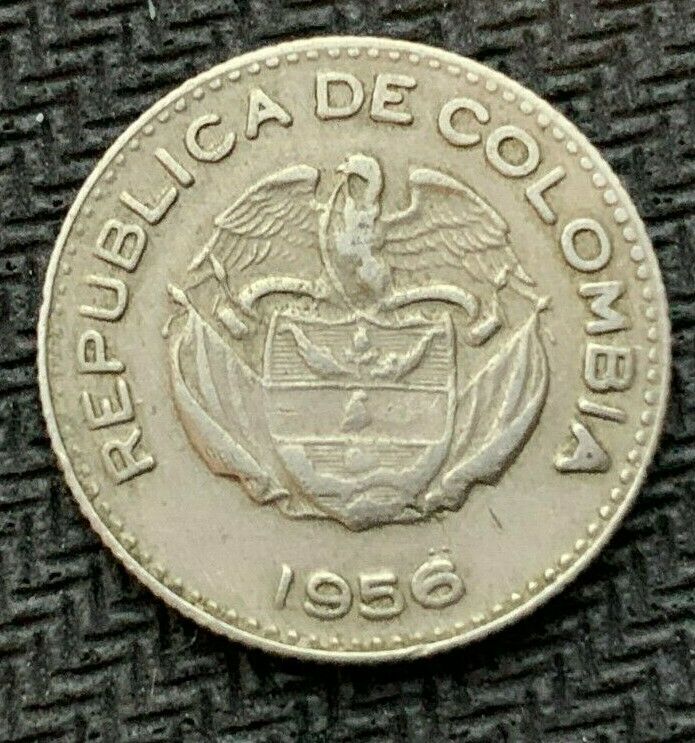 Read more about the article 1956 Colombia 10 Centavos Coin XF  ( No Mintmark ) World Coin    #B855