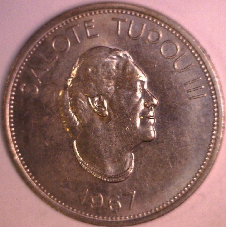 Read more about the article Tonga 1967 Crown Size Coin – Salote Topou III !! Unc. PA’ANGA  – 78 000 minted!!