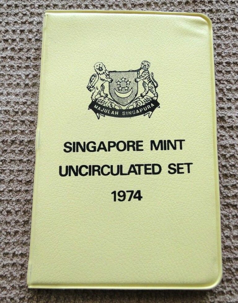 Read more about the article SINGAPORE 1974 6 COINS UNC MINT SET