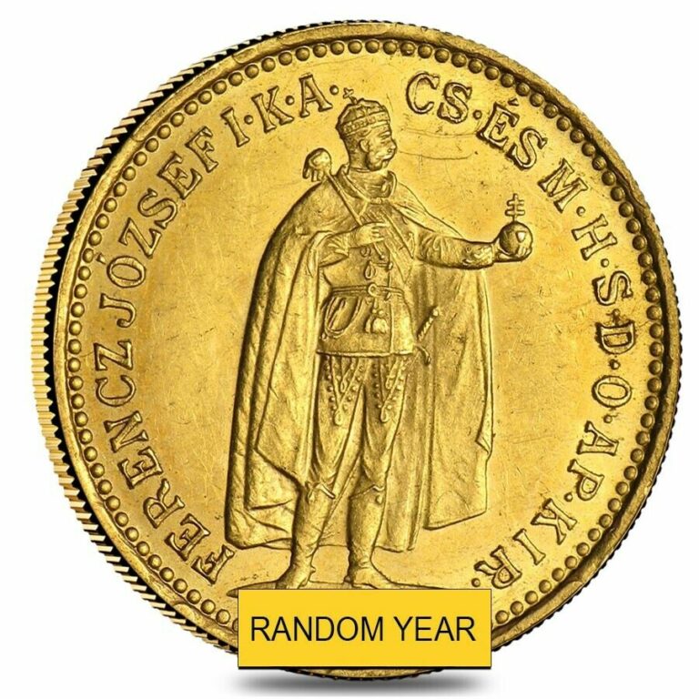 Read more about the article 1892-1915 Hungary Gold 10 Korona Avg Circ (Random Year)