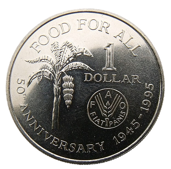 Read more about the article TRINIDAD and TOBAGO 1 DOLLAR 1995 KM# 61 50th Anniversary RARE COMMEMORATIVE COIN