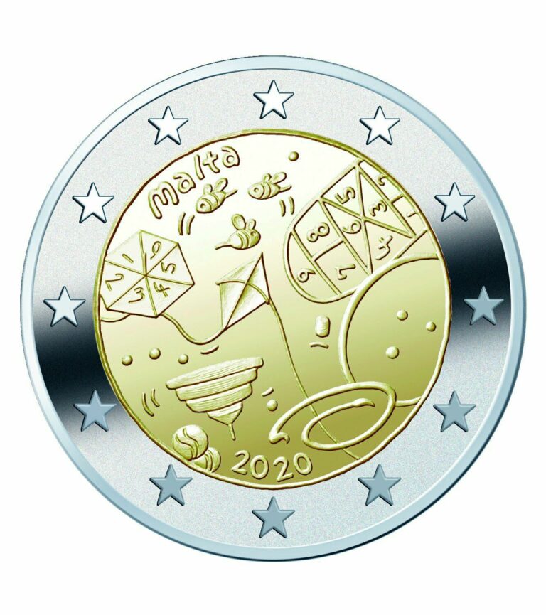 Read more about the article MALTA 2020 €2 coin GAMES – Children in Solidarity UNCIRCULATED