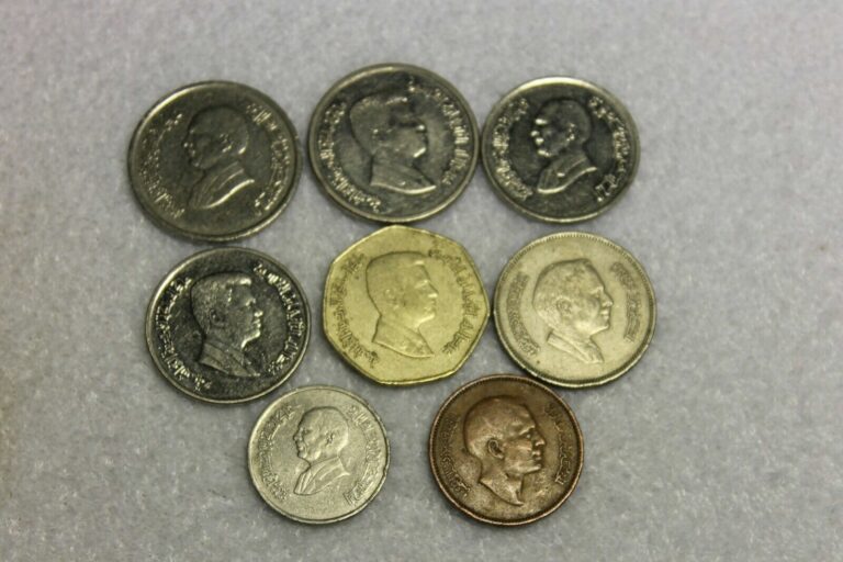 Read more about the article set of 8 coins from Jordan