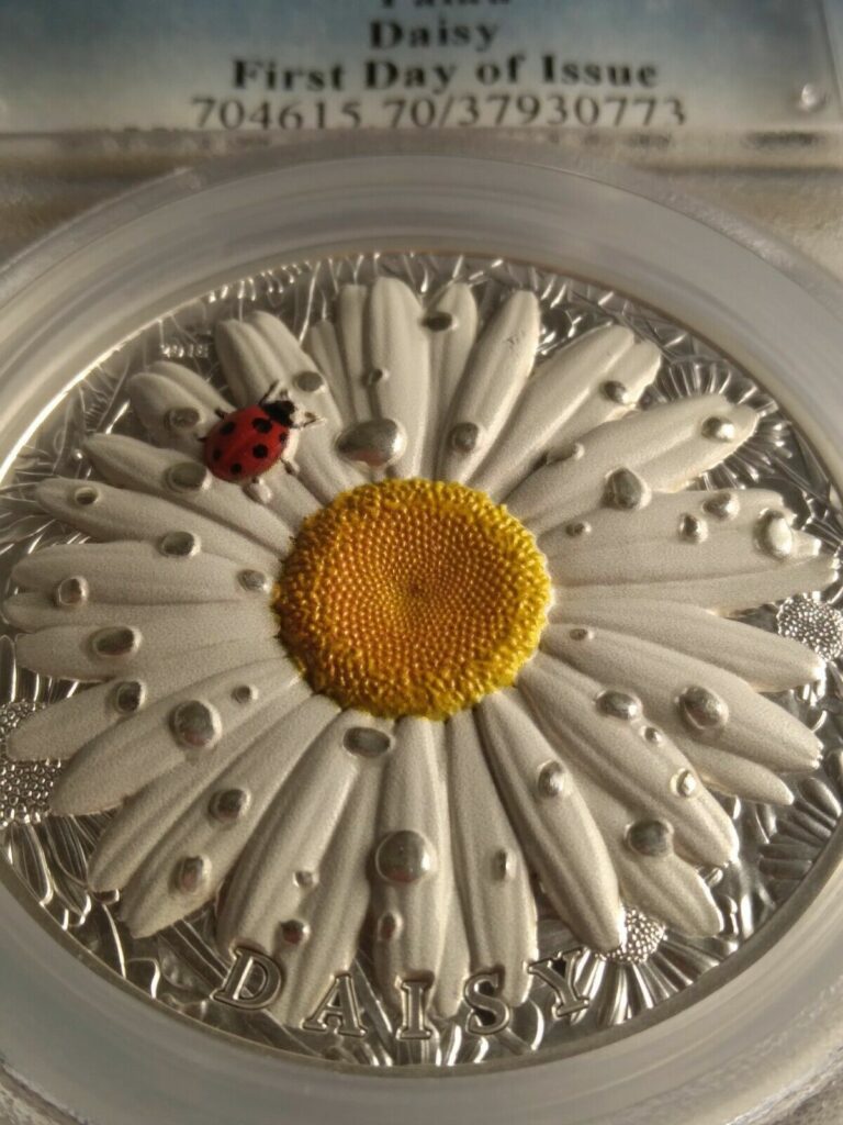 Read more about the article 2018 Palau Daisy Ladybug 2oz Silver Coin PCGS PL70 FDI w/ Box and COA
