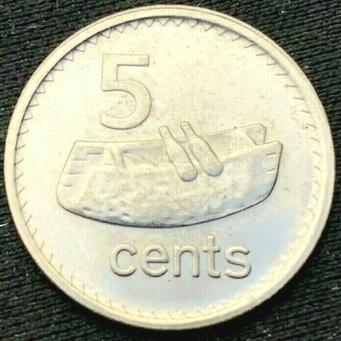 Read more about the article Fiji 2009   5 Cents BU    Nickel Bonded Steel   Coin    #K459