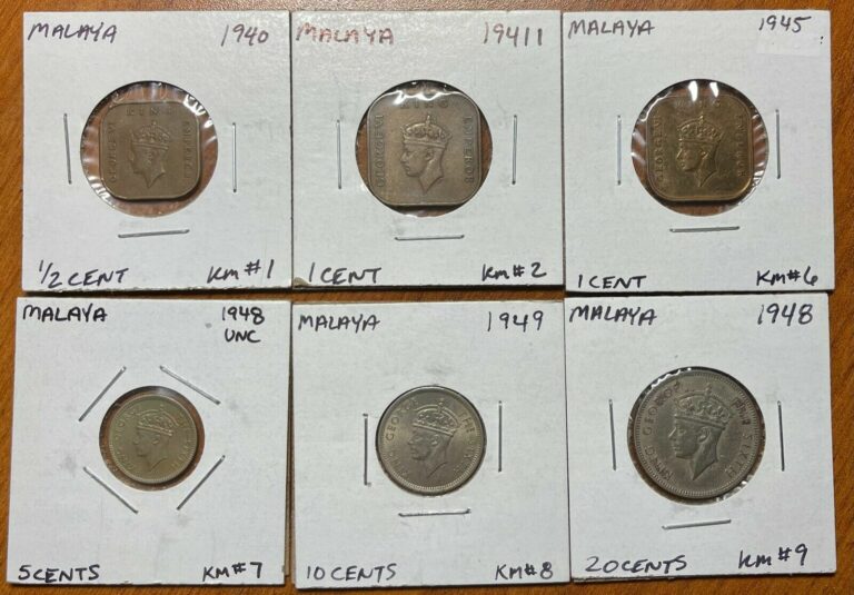 Read more about the article Malaya – Lot Of 6 Coins