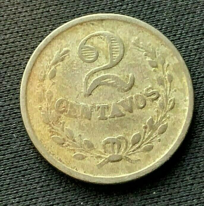 Read more about the article 1921 Colombia 2 Centavos Coin VF  LEPER COINAGE     ( Mintage 350K )     #C589