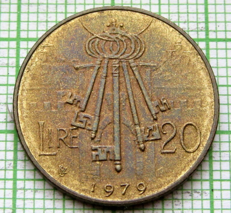 Read more about the article SAN MARINO 1979 20 LIRE  The Keys of the Town  UNC