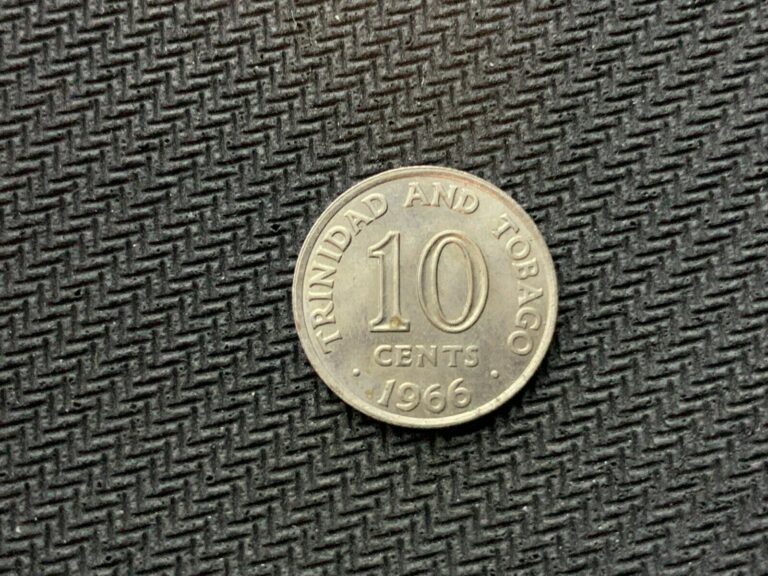 Read more about the article 1966 Trinidad and Tobago 10 Cents Coin   UNC    #B1001