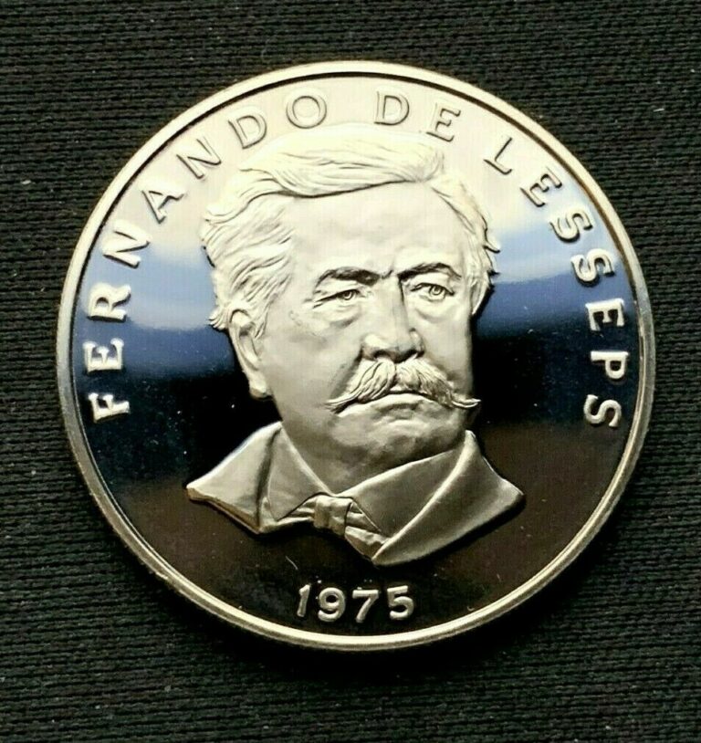 Read more about the article 1975 Panama 50 Centesimo Coin PROOF ( Mintage 41K ) Franklin Mint #K1096