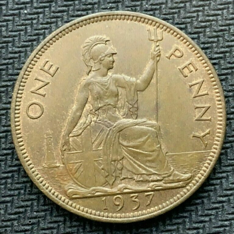 Read more about the article 1937 United Kingdom Penny Coin UNC     High Grade World Coin    #C1092