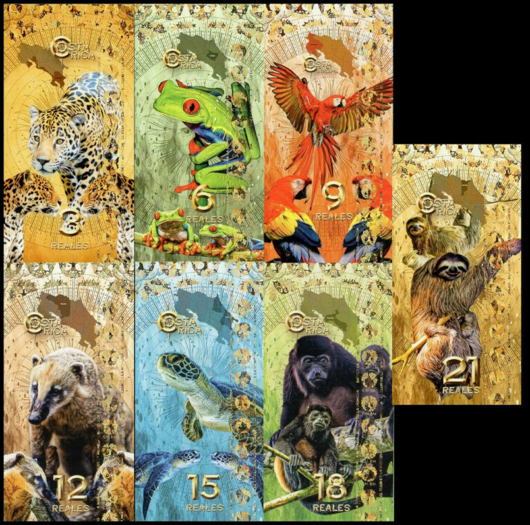 Read more about the article Costa Rica Provinces Banknotes Fantasy – 2022 –  Bio-Polimer Mintage 100 Set