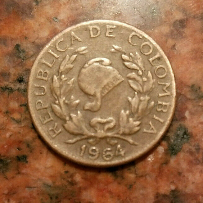 Read more about the article 1964 COLOMBIA 5 CENTAVOS COIN – #A4522