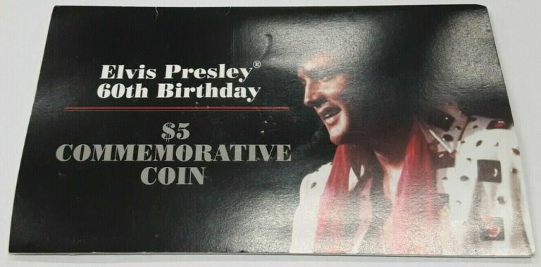 Read more about the article 1995 Marshall Islands $5 Coin “Elvis Presley 60th Birthday” in Pres. Folder