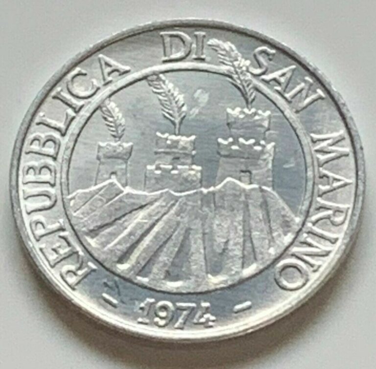Read more about the article 1974 San Marino 10 Lire KM# 33 Circulated Condition 