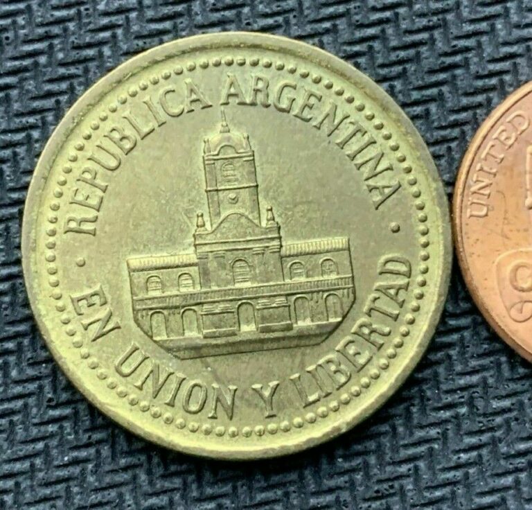 Read more about the article 1992 Argentina 25 Centavos Coin UNC      High Grade World Coin    #B733