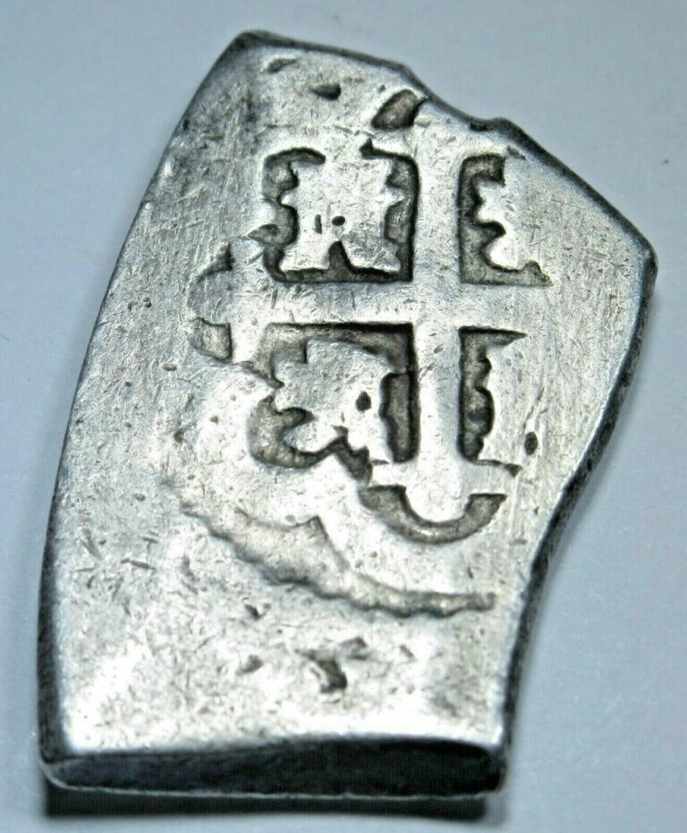 Read more about the article 1714-1733 Mexico Silver 2 Reales Antique Spanish Colonial 1700’s Pirate Cob Coin