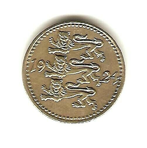 Read more about the article 1924 ESTONIA COIN 1 MARK