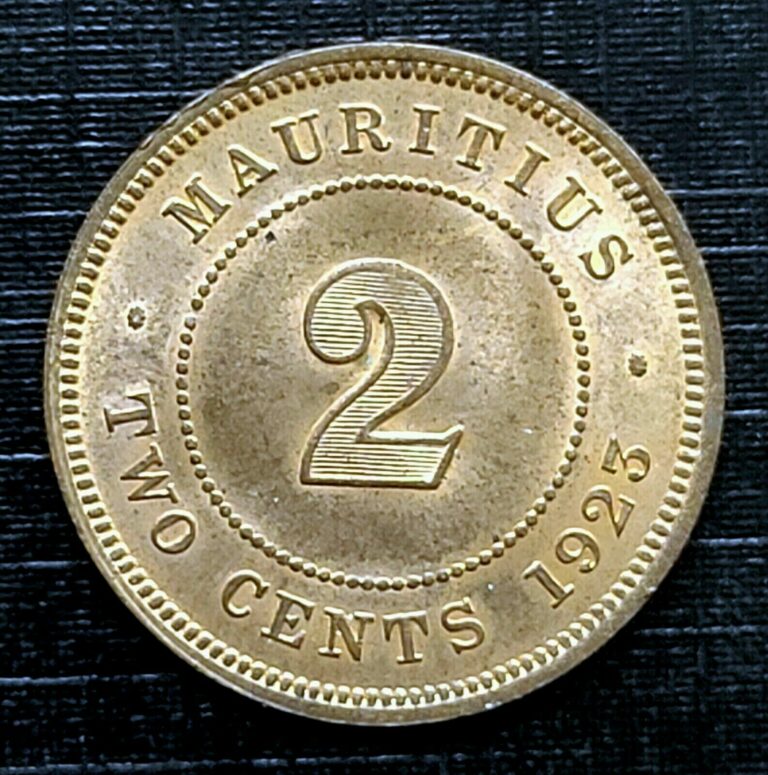 Read more about the article Mauritius – 1923 Two Cents BU UNC (INV0111) – Free Combined Shipping!!