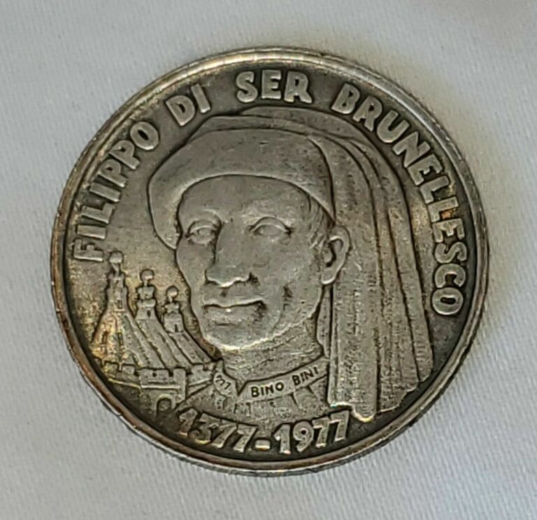 Read more about the article 1977 SAN MARINO SILVER COIN 1000L FILIPPO BRUNELLESCHI – AU/UNCIRCULATED