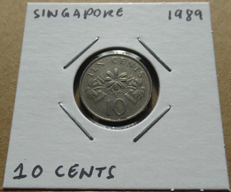 Read more about the article Singapore 10 Cents 1989 Coin in 2×2 Flip C0618
