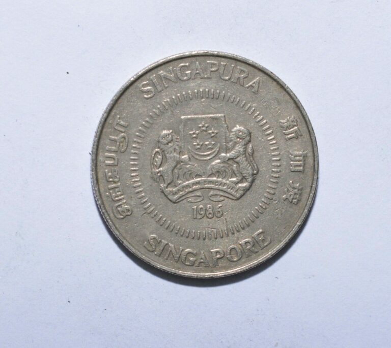 Read more about the article 1986 Singapore 50 Cents Coin – Free Shipping Within US!