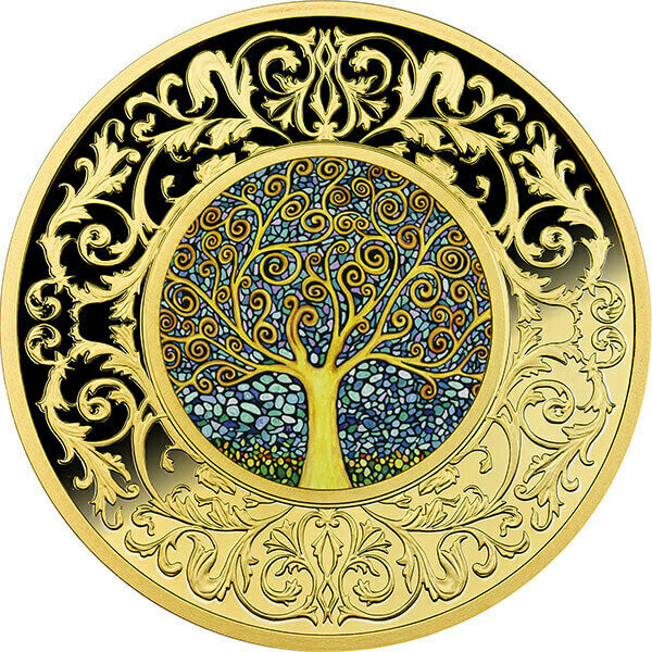 Read more about the article The Tree of Happiness Blue Proof Silver Coin 500 Francs Cameroon 2021