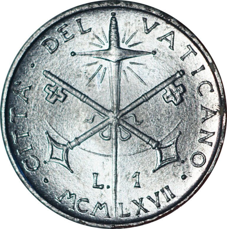 Read more about the article Vatican City 1 Lire Coins Mixed Dates and Grades Pick the Coin You Want