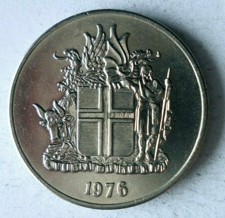 Read more about the article 1976 ICELAND 5 KRONUR – AU/UNC – Collectible Coin – FREE SHIP – BIN PPP