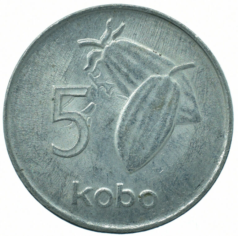 Read more about the article COIN / NIGERIA / 5 KOBO 1976 BEAUTIFUL COLLECTIBLE     #WT29836