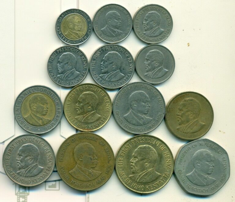 Read more about the article 14 DIFFERENT COINS from KENYA (14 DIFFERENT TYPES/6 DENOMINATIONS)..Lot #2