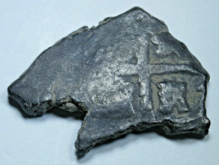 Read more about the article 1500’s-1600’s Spanish Silver 2 Reales Genuine Antique Colonial Pirate Cob Coin