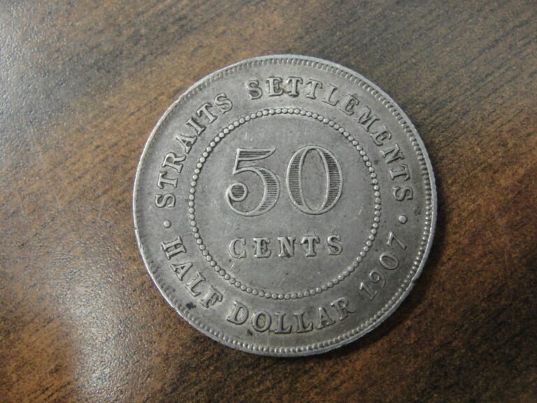 Read more about the article 1907 Straits Settlements Silver 50 Cent Coin