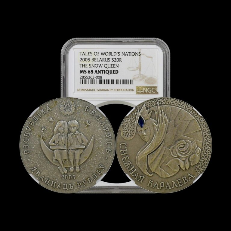 Read more about the article BELARUS. 2006  20 Roubles  Silver – NGC MS68 – The Snow Queen RARE