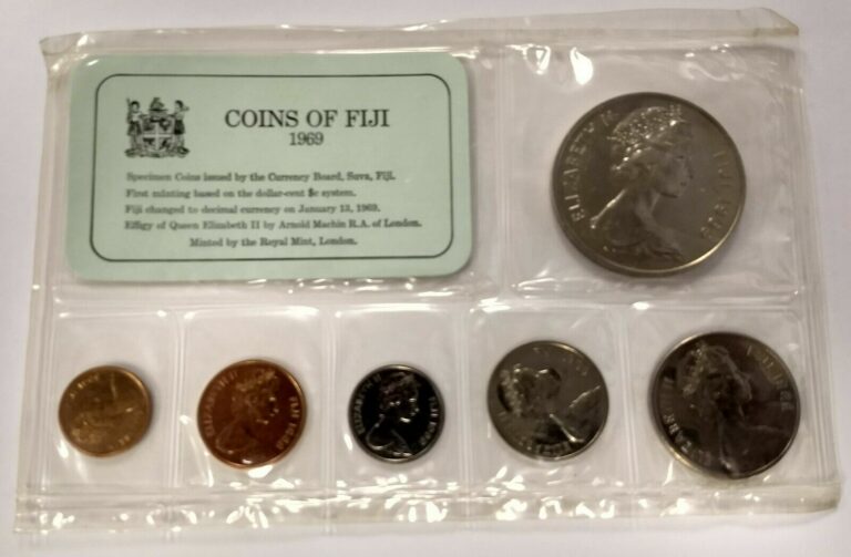 Read more about the article Coins of Fiji 1969 – 6 coin set *