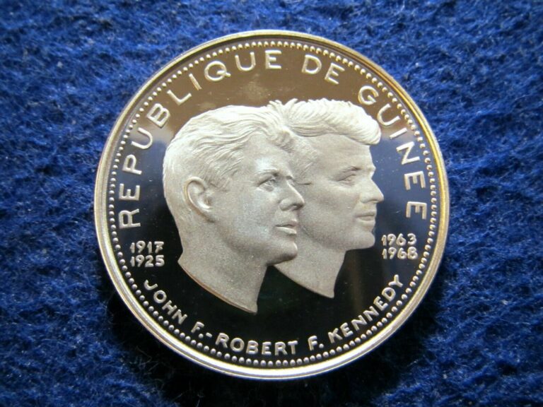 Read more about the article One Year Type – 1970 Guinea Silver 200 Francs Gem Cameo Proof – Kennedy Bros.