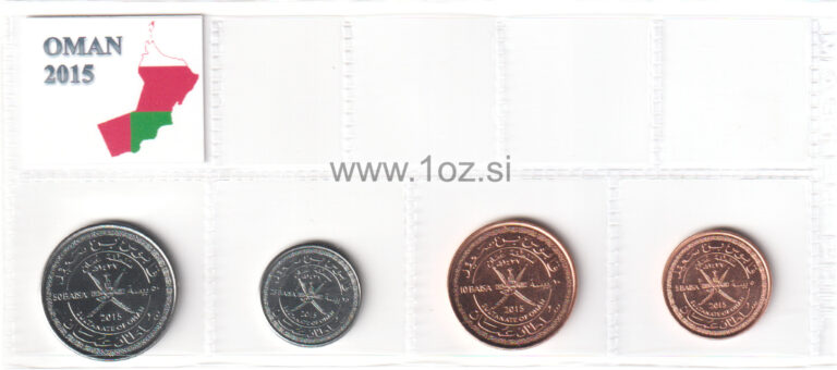 Read more about the article OMAN SET 2015 – 4 coins ( 5  10  25  50 BAISA ) UNCIRCULATED