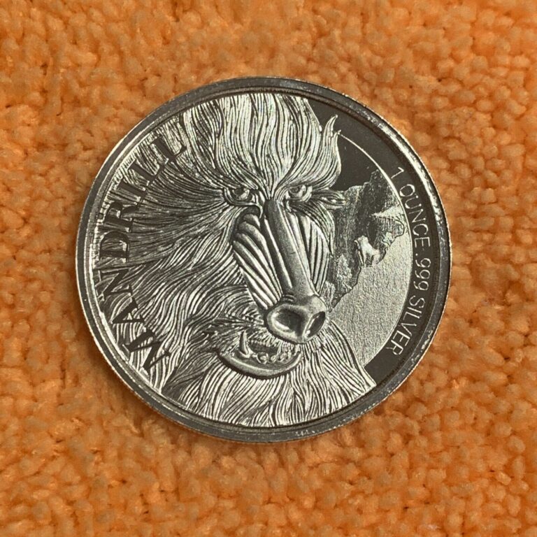 Read more about the article 2020 Cameroon Mandrill Monkey 1 oz Silver (Free Shipping)