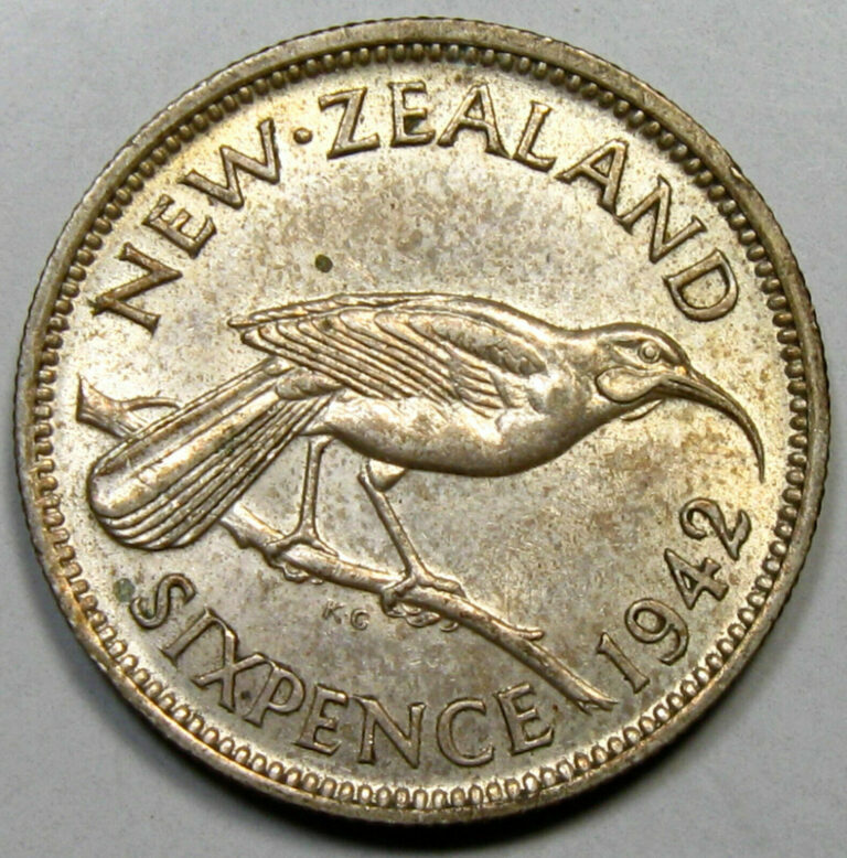 Read more about the article 1942 New Zealand 6 Pence