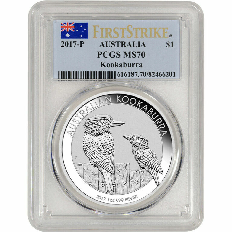 Read more about the article 2017-P Australia Silver Kookaburra (1 oz) $1 – PCGS MS70 – First Strike