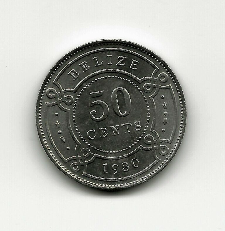 Read more about the article World Coins – Belize 50 Cents 1980 Coin KM# 37 ; BU UNC