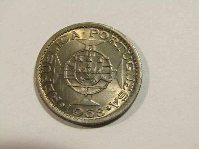 Read more about the article Cape Verde Portuguese 1968 5 Escudos unc Coin