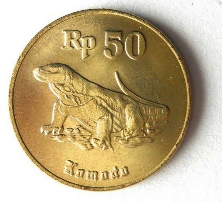 Read more about the article 1996 INDONESIA 50 RUPIAH – AU/UNC – KOMODO DRAGON Coin – Free Ship – Bin #403