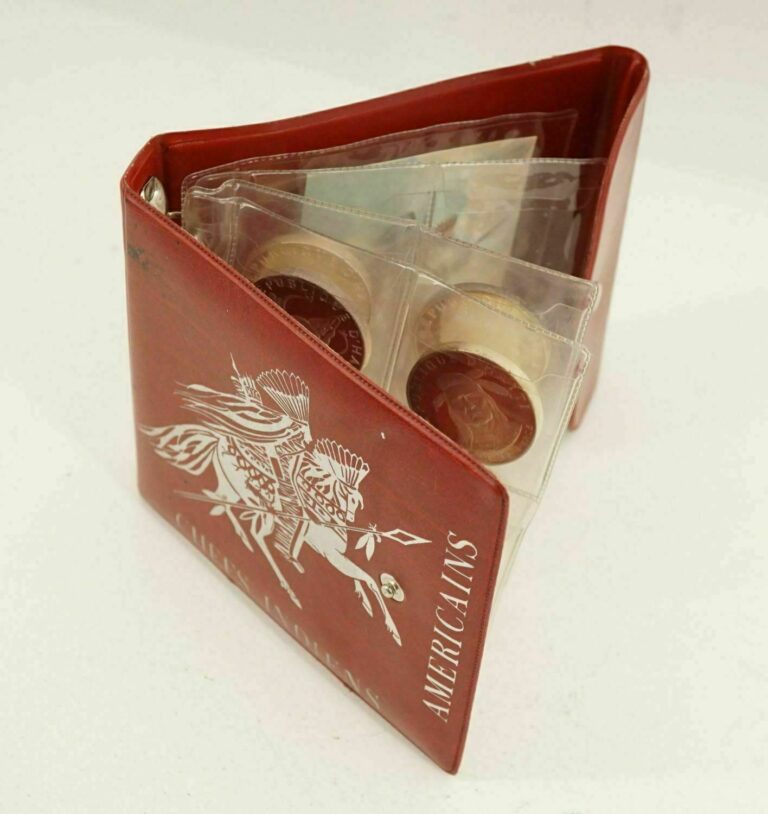 Read more about the article 1971 Haiti 10 Gourdes Silver Proof 9 Coin “Indian Chiefs” Set in Orig. Folder