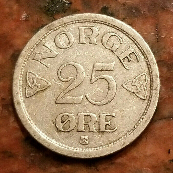 Read more about the article 1955 NORWAY 25 ORE COIN – #A2963