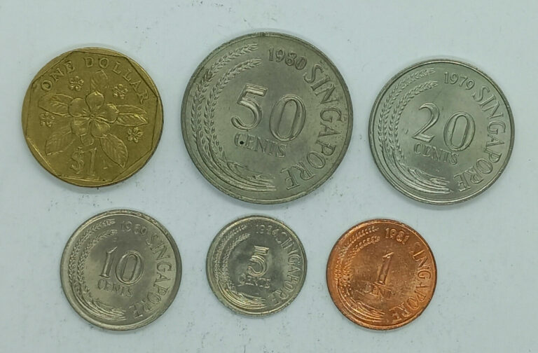 Read more about the article Singapore Set of 6 Coins (1969-90)