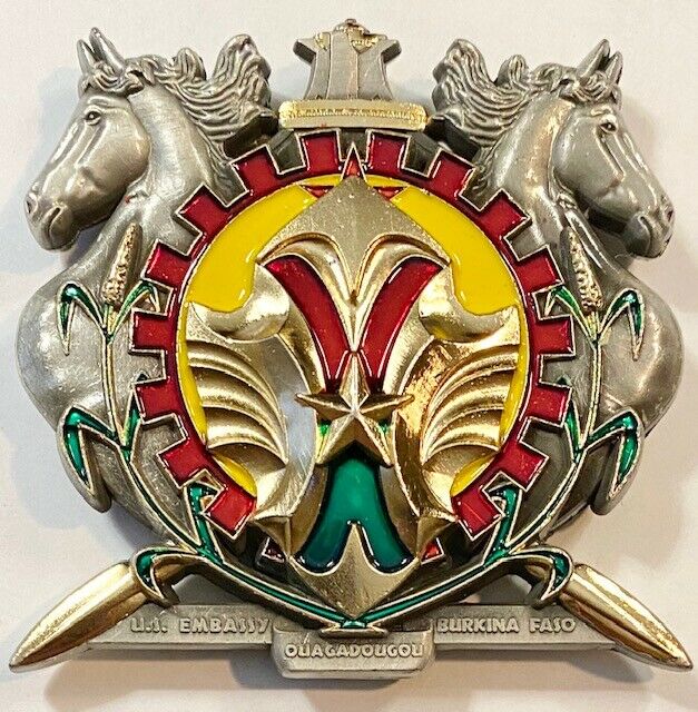 Read more about the article MSG-D Marine Security Guard Detachment Ouagadougou  Burkina Faso Challenge Coin