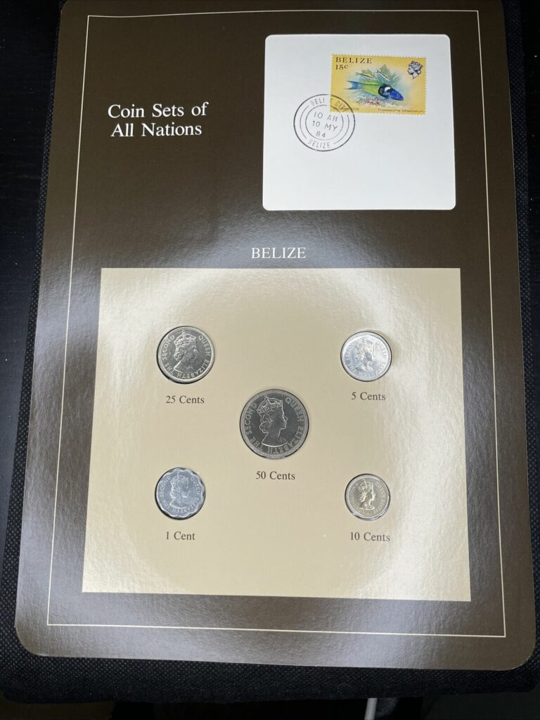 Read more about the article Coins of all Nations Belize with Stamp – 5 Coins