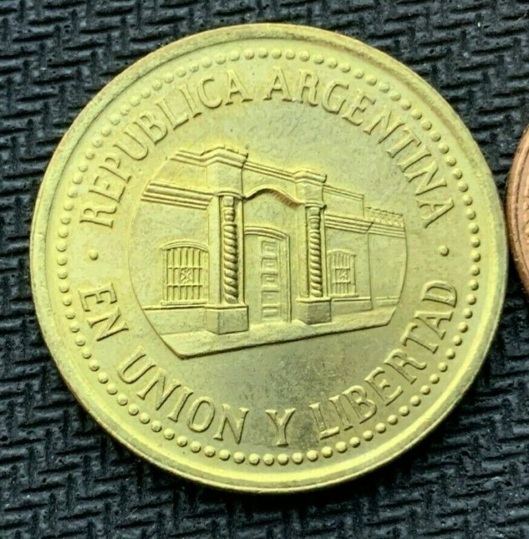 Read more about the article 1993 Argentina 50 Centavos Coin BU UNC      High Grade World Coin    #B934